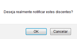  Figura 10: Deseja realmente notificar estes discentes