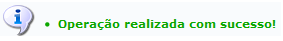  Figura 11: Operação realizada com sucesso