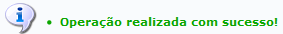  Figura 3: Operação realizada com sucesso 
