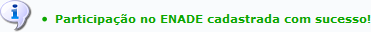 Figura 3: Mensagem de Sucesso