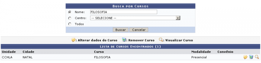 Figura 2: Resultado da busca