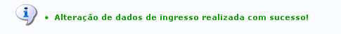 Figura 4: Mensagem de Sucesso