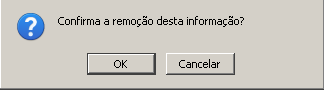 Figura 5: Confirmar Remoção de Cadastro