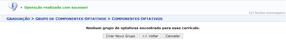 Figura 7: Confirmação da Operação
