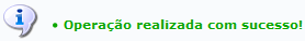  Figura 3: Operação realizada com sucesso!