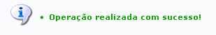 Figura 2: Operação Realizada com Sucesso