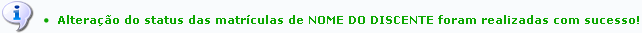 Figura 6: Mensagem de Sucesso