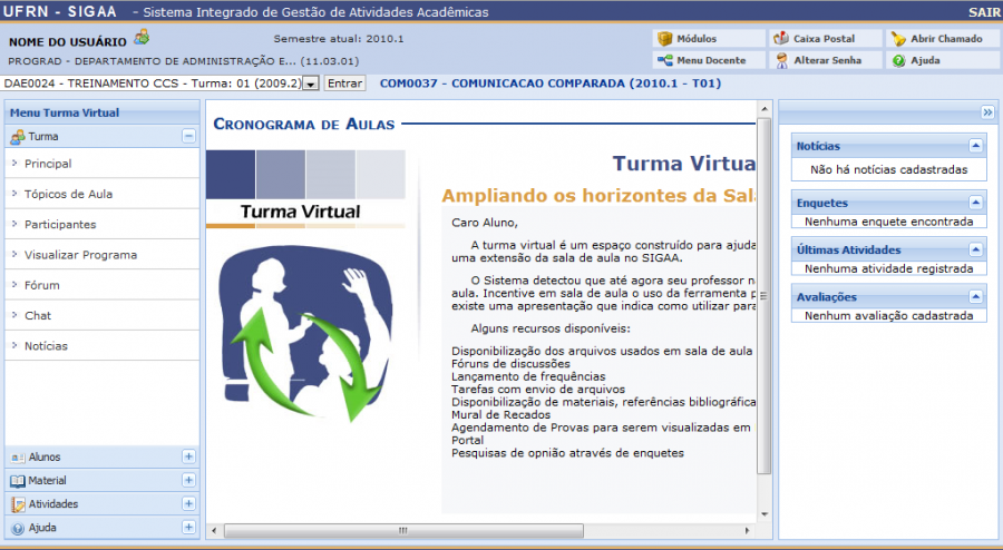 Figura 42: Turma Virtual