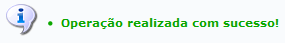 Figura 17: Operação Realizada com Sucesso