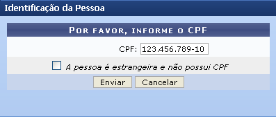 Figura 1: Informe o CPF|