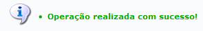 Figura 2: Operação realizada com sucesso.