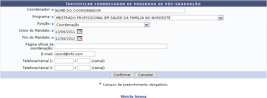 Figura 1: Identificar Coordenador