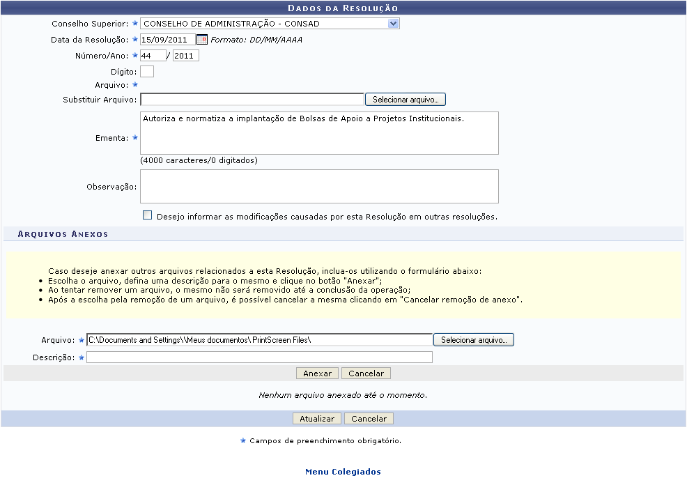 Figura 4: Alterar Resolução