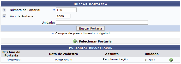 Figura 7: Resultados da busca