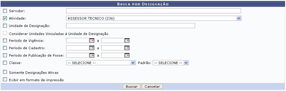 Figura 1: Buscar Por Designação