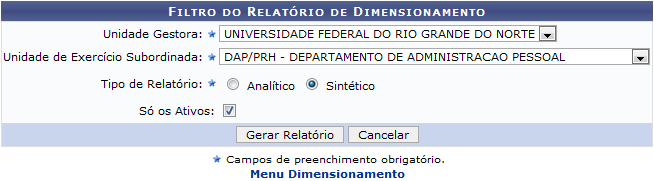 Figura 1: Dados da Busca