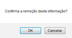  Figura 19: Confirma a remoção desta informação?