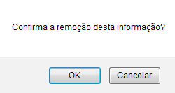  Figura 4: Confirma a remoção desta informação?