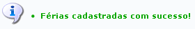 Figura 2: Mensagem de Sucesso