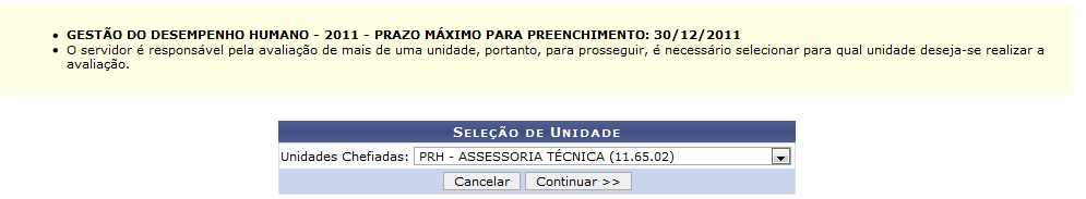 Figura 1: Avaliações dos Servidores