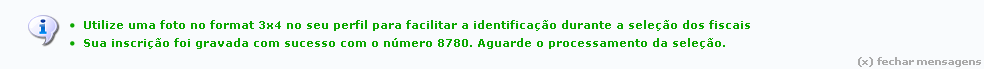 Figura 3: Sucesso da Ação
