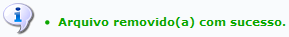  Figura 5: Arquivo removido(a) com sucesso