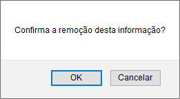 Figura 4: Caixa de Diálogo para Remover Lembrete Adicionado