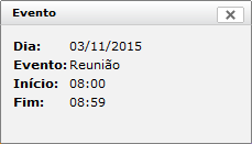Figura 5: Evento