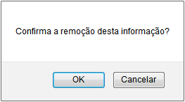 Figura 6: Caixa de Diálogo da Remoção