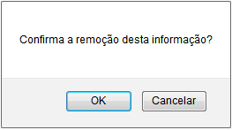 Figura 3: Caixa de Diálogo da Remoção