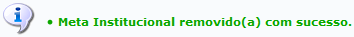 Figura 7: Mensagem de Sucesso da Remoção