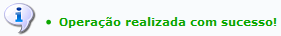  Figura 4: Operação realizada com sucesso!