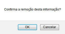  Figura 5: Confirma a remoção desta informação?