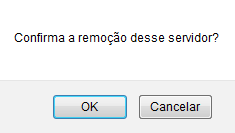  Figura 07: Confirma a remoção desse servidor?