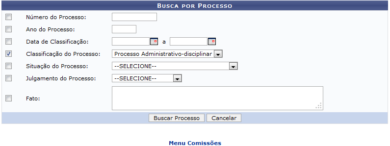  Figura 1: Busca por Processo