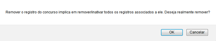 Figura 6: Confirmar remoção do concurso