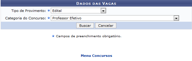 Figura 1: Dados das Vagas
