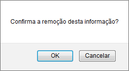 Figura 7: Caixa de Diálogo da Remoção da Consideração