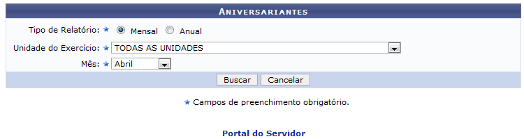  Figura 1: Aniversariantes