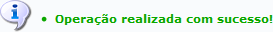  Figura 2: Operação realizada com sucesso!