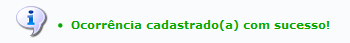 Figura 3: Mensagem de Sucesso