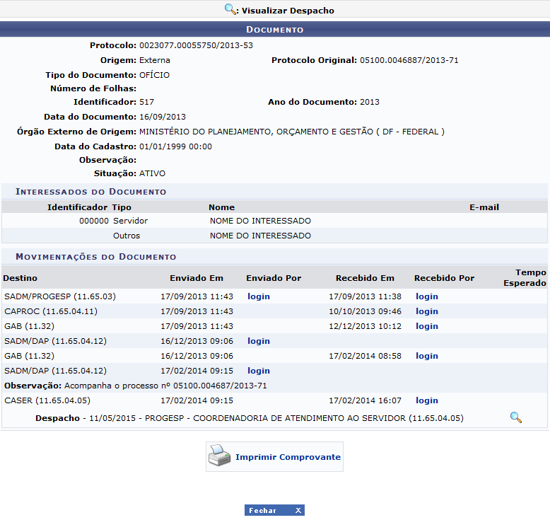 Figura 2: Documento