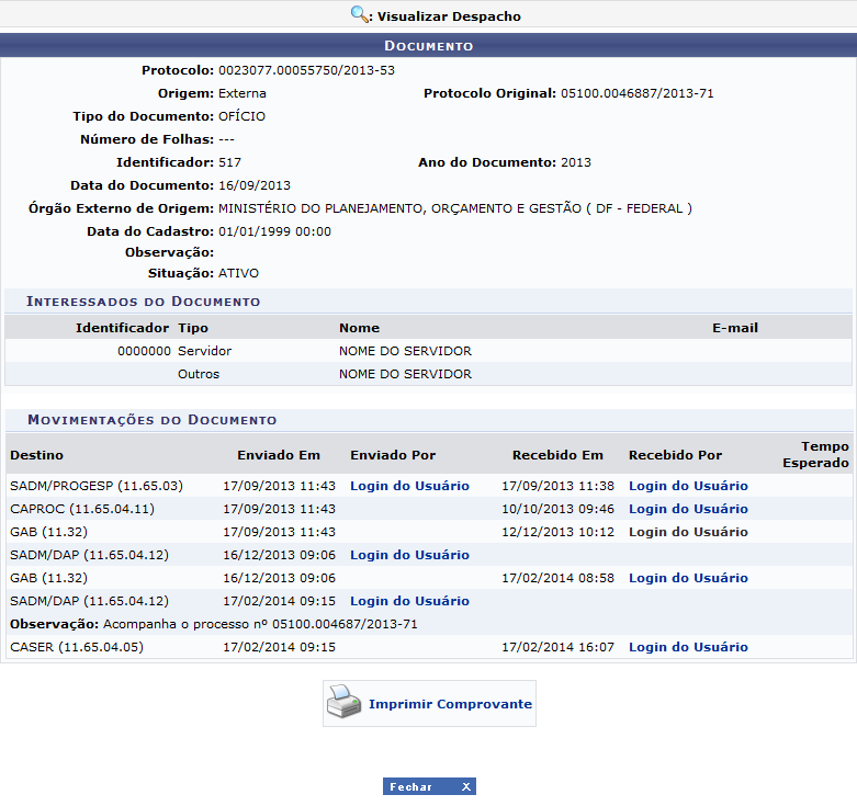 Figura 2: Documento