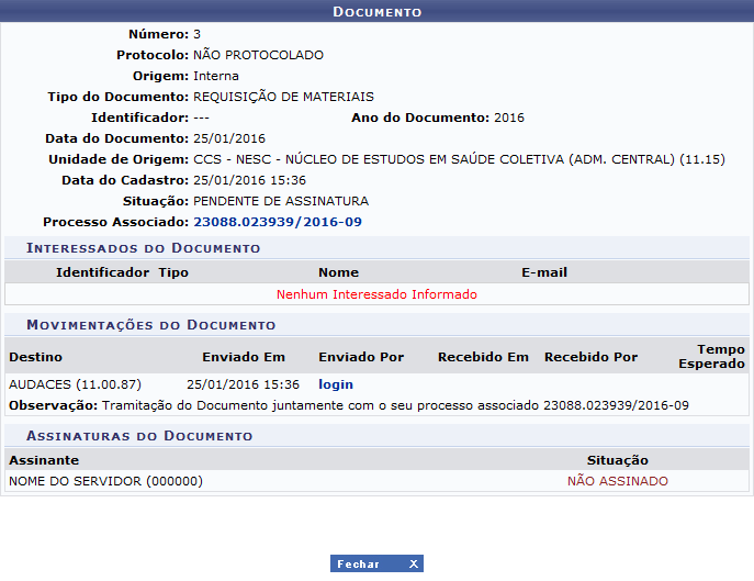 Figura 4: Documento