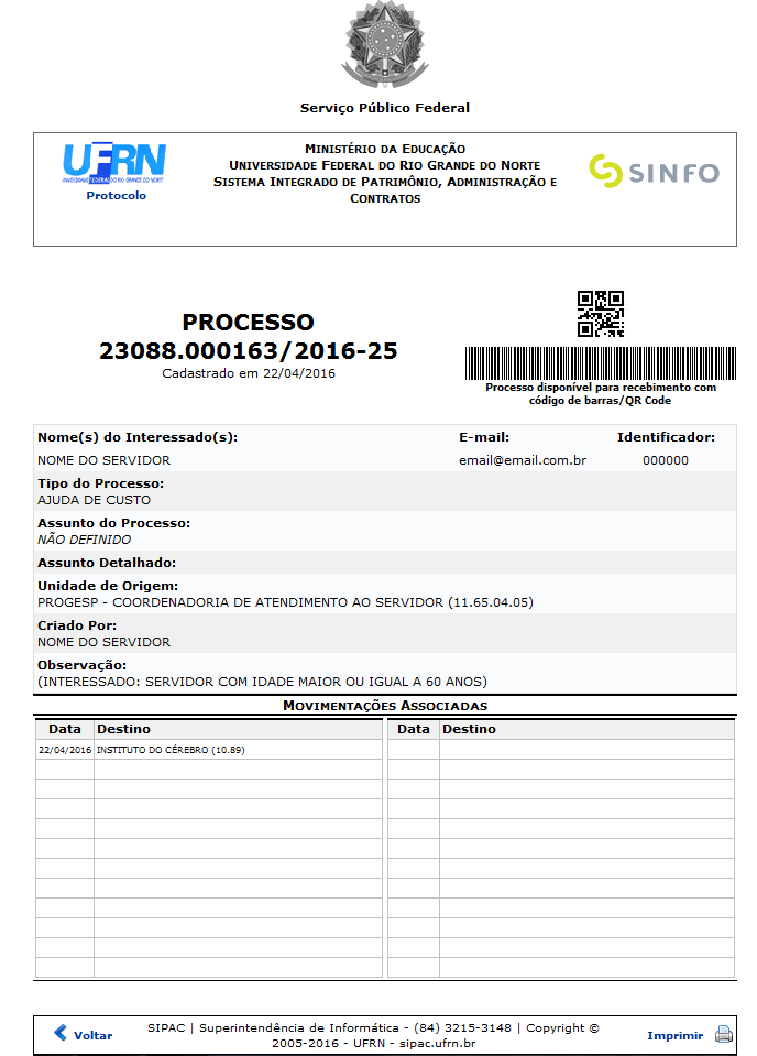 Figura 22: Processo