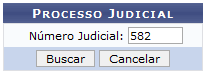 Figura 1: Buscar Processo Judicial